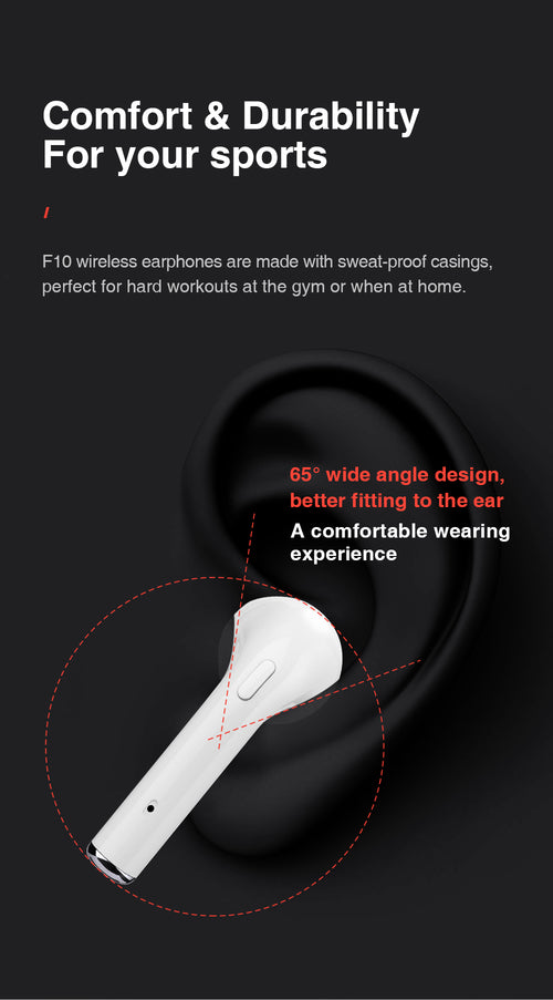 Bluetooth i7s TWS Wireless earbuds for Iphone Huawei Samsung Simple.