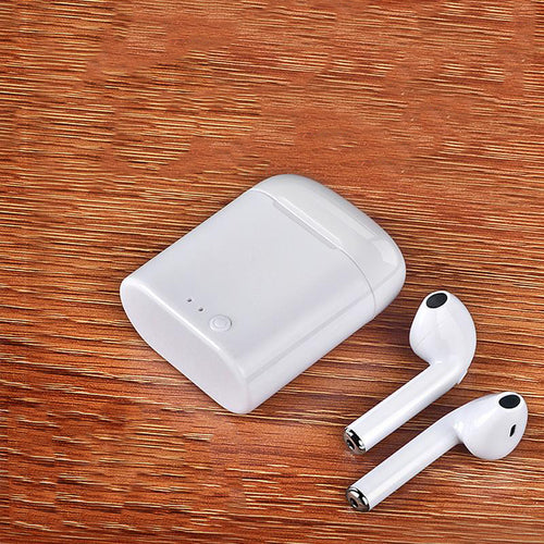 Bluetooth i7s TWS Wireless earbuds for Iphone Huawei Samsung Simple.